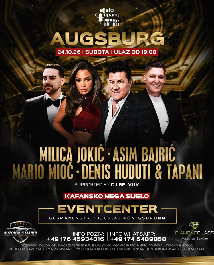 KAFANSKO MEGA SIJELO – AUGSBURG | 24.10.2026